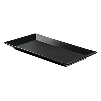 METRO PROFESSIONAL Farfurie Mac 25 x 14,5 cm gresie neagră 6 buc