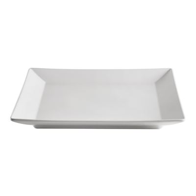 METRO PROFESSIONAL Farfurie Mac 26 x 26 cm gresie albă 6 buc