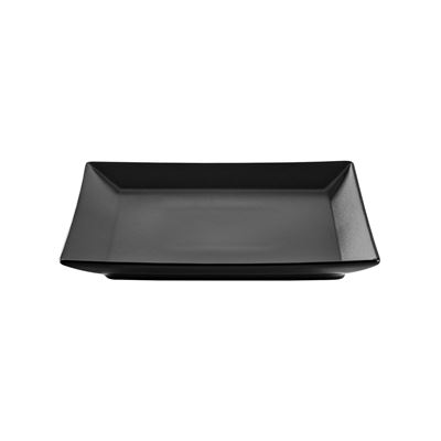 METRO PROFESSIONAL Farfurie Mac 18 x 18 cm gresie neagră 6 buc