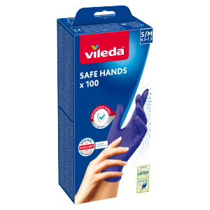 Mănuși Vileda SafeHands (100 buc/cutie) M/M