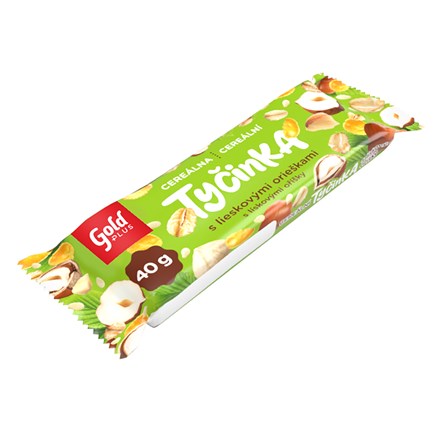 Baton de cereale Gold Plus cu nuci 40 g