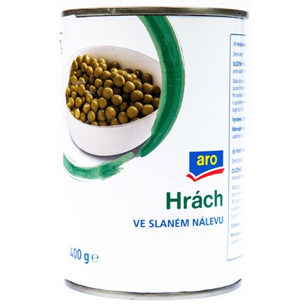 Mazăre aro în saramură 6 x 400 g