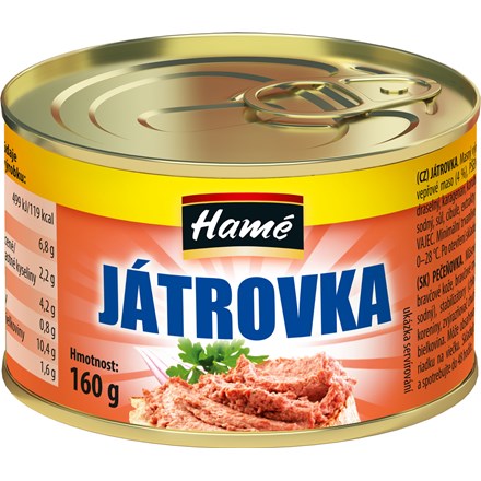 HAMÉ Pate de ficat 10 x 160 g