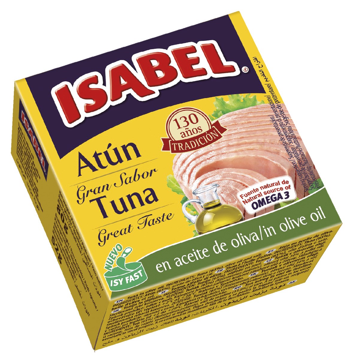 ISABEL Ton în ulei de măsline 80 g