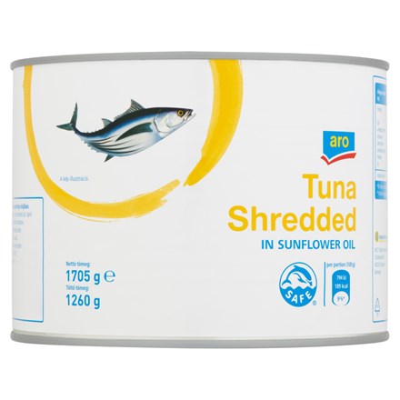 Ton aro în ulei vegetal, zdrobit 1705 g