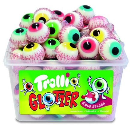 Ochi de cauciuc Trolli 60 x 18,8 g