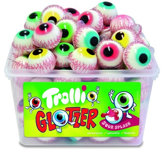 Ochi de cauciuc Trolli 60 x 18,8 g