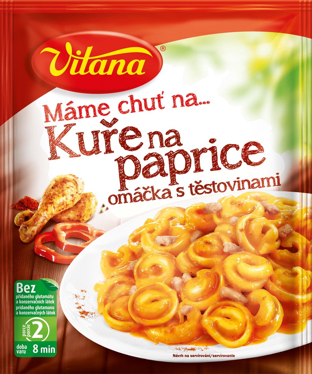 VITANA Pui cu boia și paste 167 g