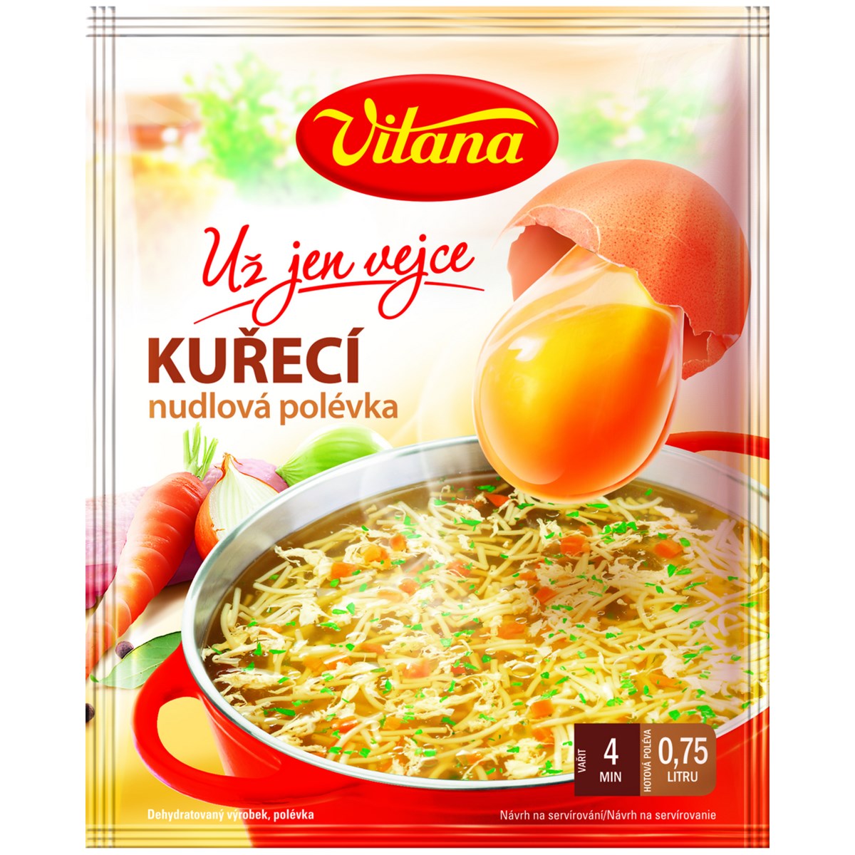 VITANA Supă de pui Just Eggs 38 g