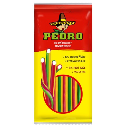 Pedro Sticks - jeleu curcubeu 20 x 80 g