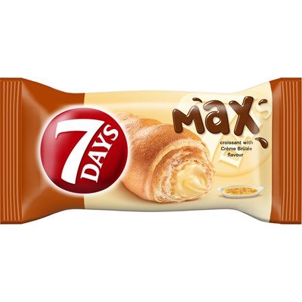 7 DAYS Croissant creme brulee 20 x 80 g