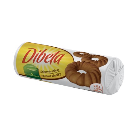 Coronițe de cacao Dibeta 10 x 100 g