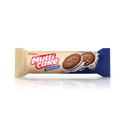Biscuiți ROSHEN Multicake cu cremă de lapte 180 g