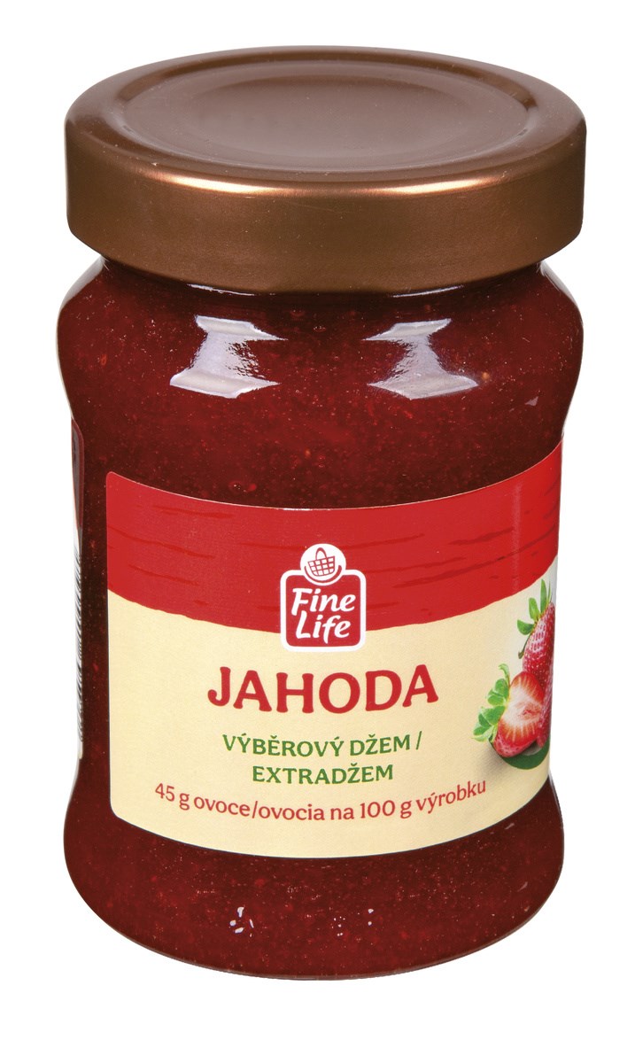 Fine Life Dulceață de căpșuni Selected 340 g