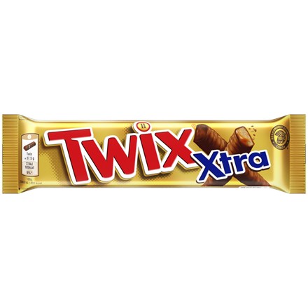 Biscuiți Twix Extra Caramel în Ciocolată cu Lapte 30 x 75 g
