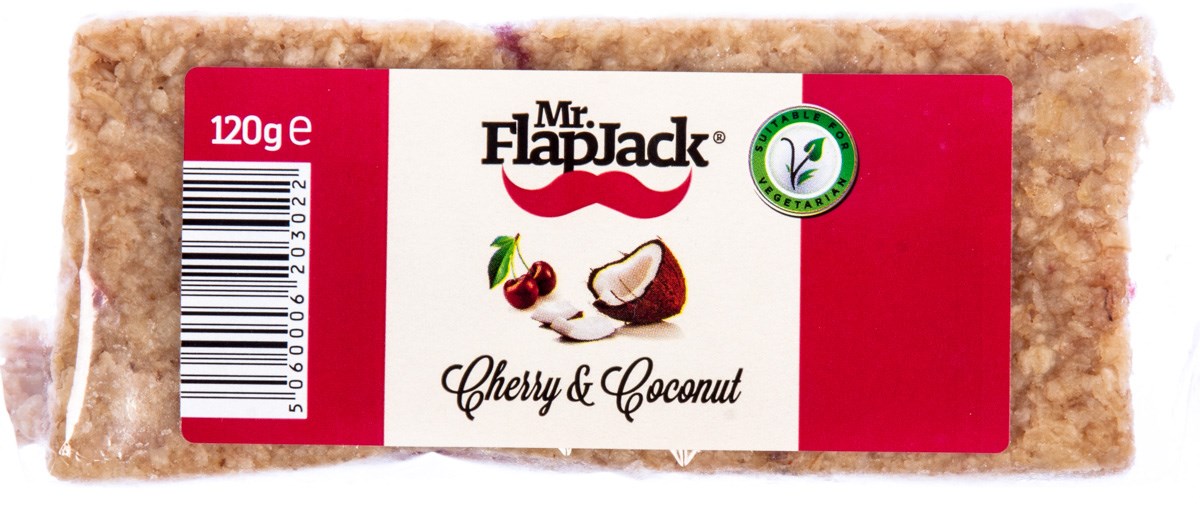 Mr. FlapJack Nucă de cocos și cireșe 120 g