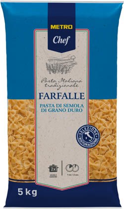 Paste METRO Chef Farfalle 5 kg
