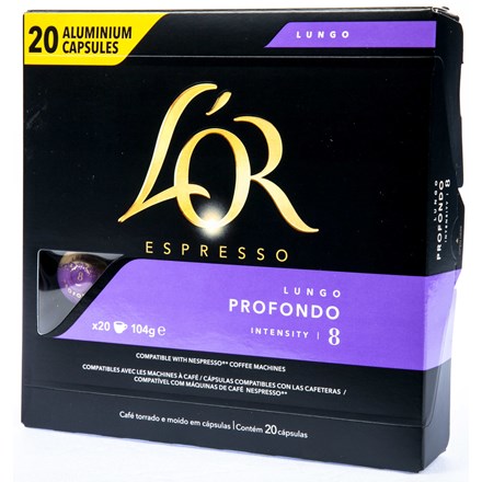 LOR Espresso Profondo capsule de cafea 20 x 5,2 g