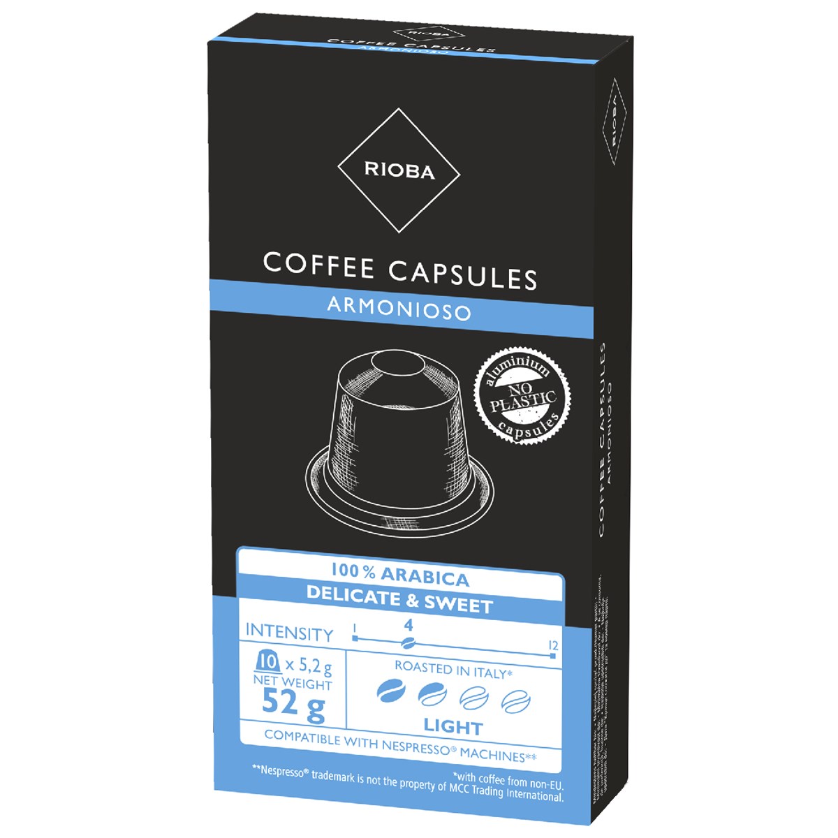 Rioba Cafea Armonioso Lungo 52 g capsule