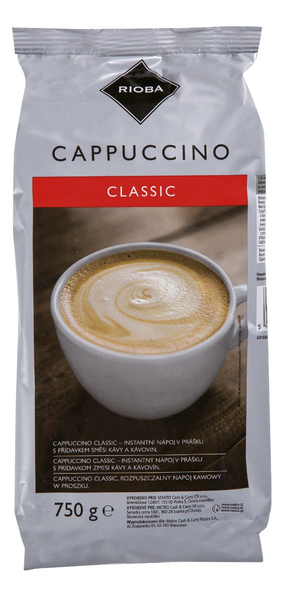 Rioba Cappuccino clasic 750 g