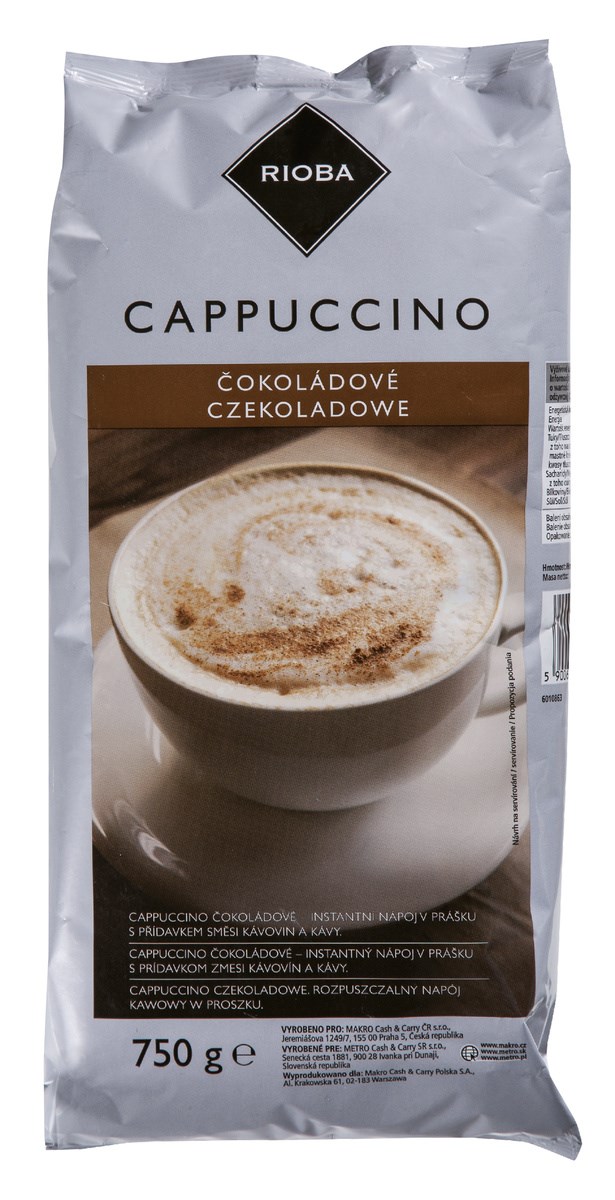 Rioba Cappuccino ciocolată 750 g