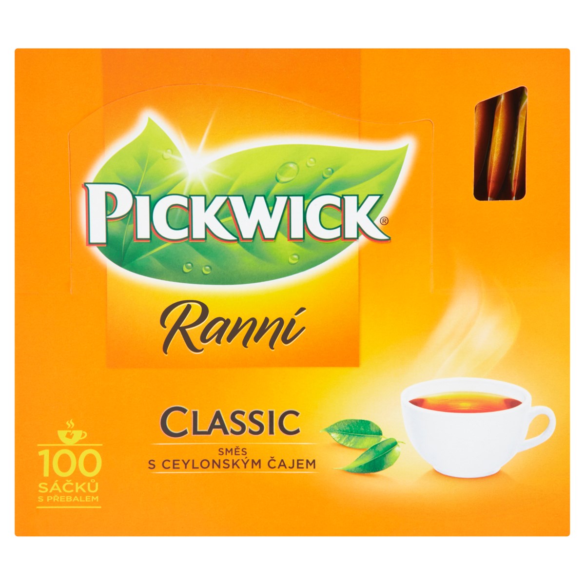 Pickwick Ceai negru de dimineață 100 x 1,75 g