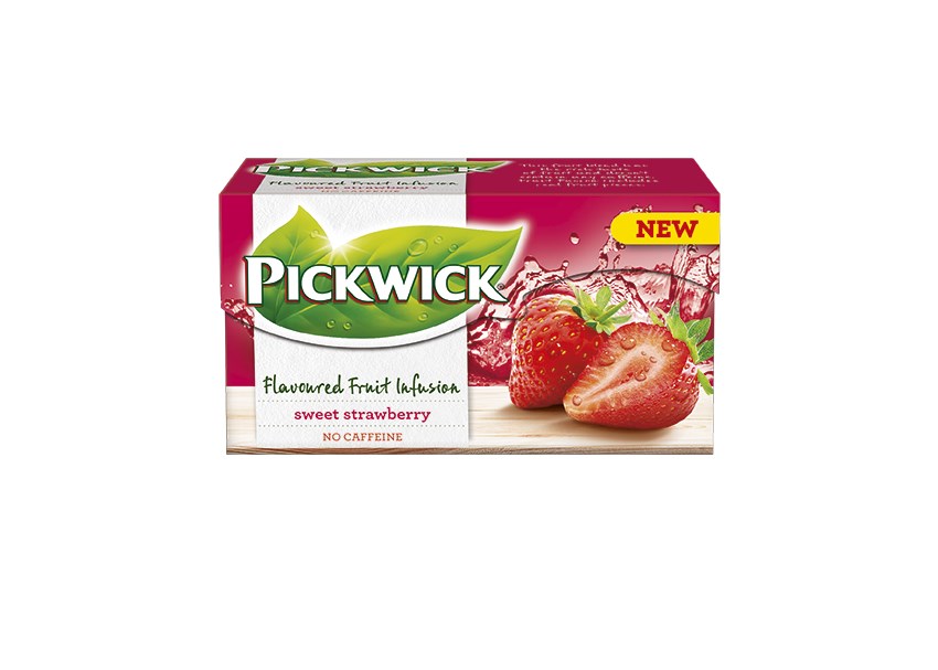 Pickwick Ceai de fructe cu căpșuni 12 x 40 g