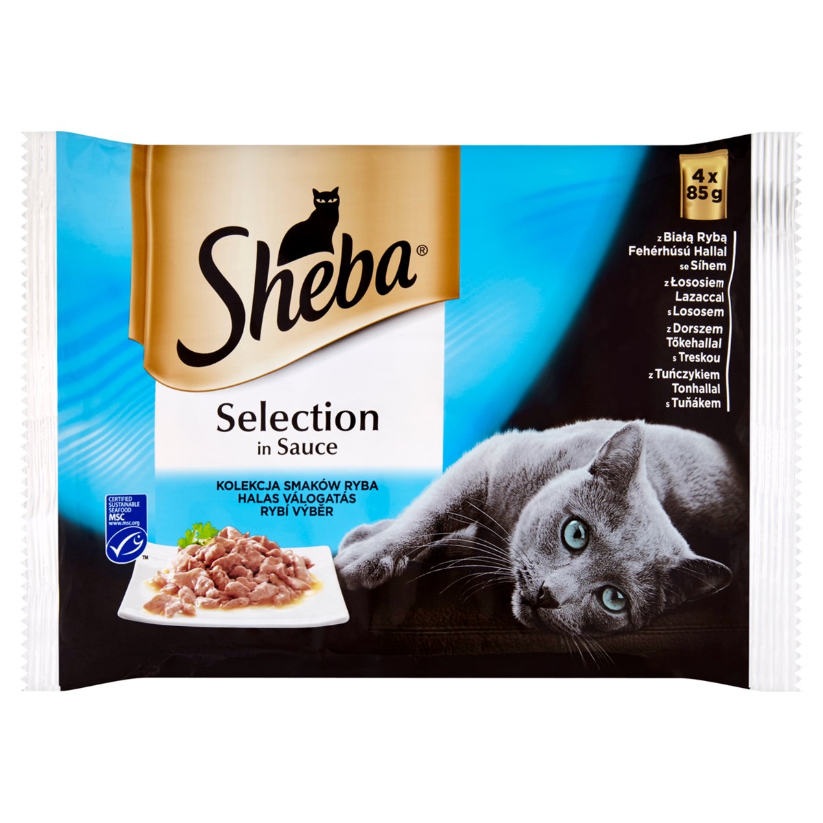 Sheba Select Fish pentru pisici 4 x 85 g
