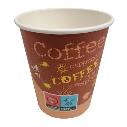 Ceașcă de cafea Aro, hârtie cu folie, 200 ml, 50 buc.
