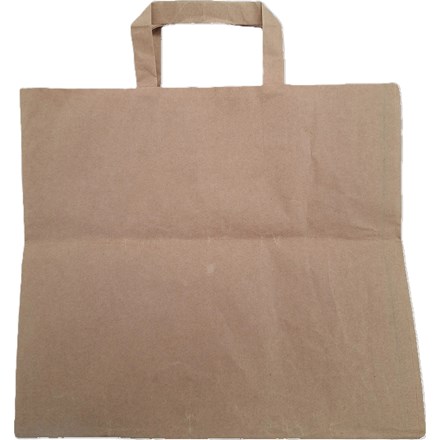 Pungă de hârtie 26 x 17 x 25 cm maro 50 buc