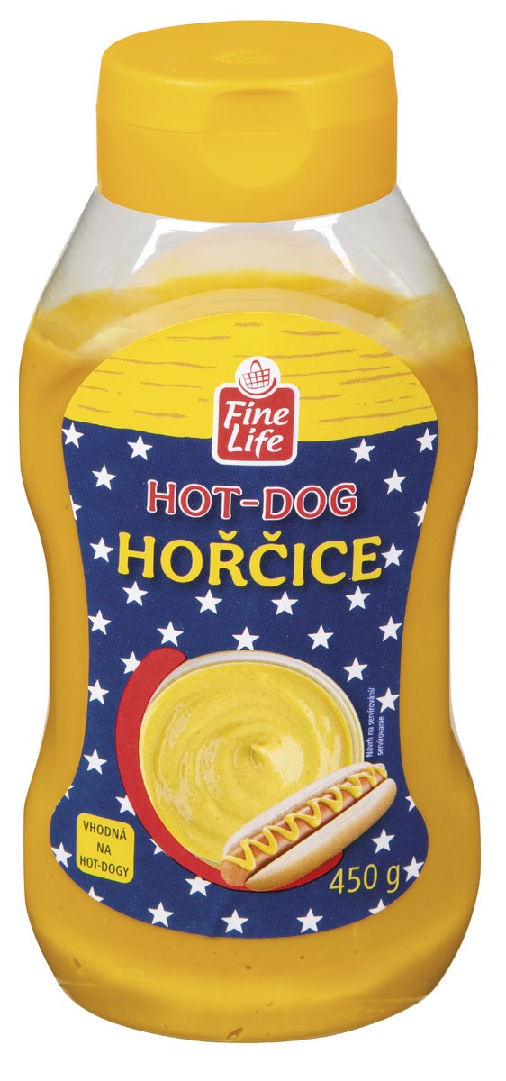 Fine Life Muștar pentru hot dog 450 g