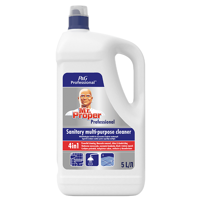 Detergent universal pentru baie Mr. Proper Professional 4 în 1 5 L