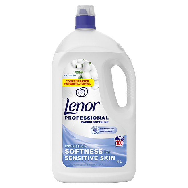 Lenor Balsam de rufe Professional Sensitive Cotton 200 PD/4 L