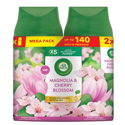 Rezervă Air Wick Fresh Matic Magnolia Cherry Blossom 2 x 250 ml