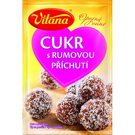 Zahăr Vitana cu aromă de rom 40 x 20 g