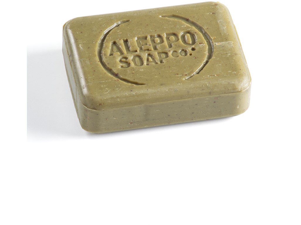 Săpun exfoliant de Alep cu ulei de argan și caise 100 g