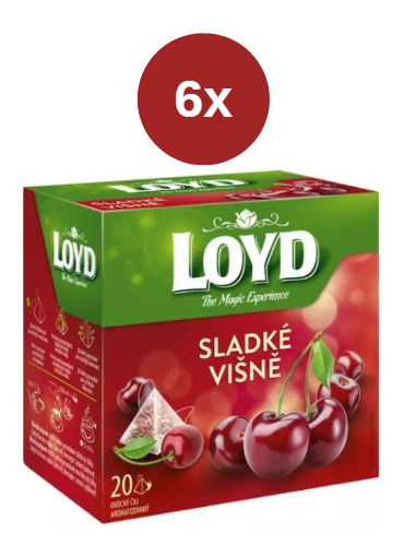 Loyd Ceai piramidă cu cireșe dulci 6x40g