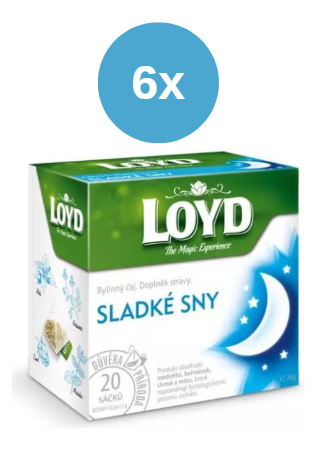 Loyd Piramida de ceai Loyd, vise dulci, 6x24g