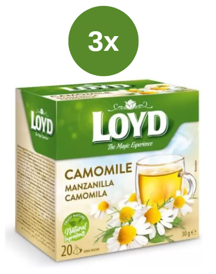 Loyd Ceai piramidal de mușețel Tea 3x30g