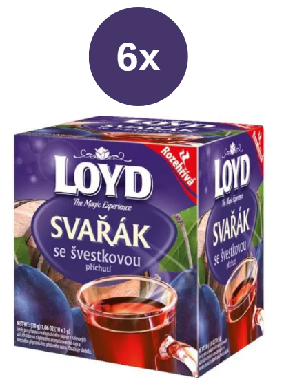Loyd Ceai de prune Tea 6x30g