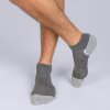 DIM SPORT IN-SHOE 3x - Șosete sport bărbătești 3 perechi - gri 39 - 42