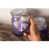 Lumânare parfumată Emocio în sticlă Lavandă cu capac de sticlă 57x85mm