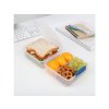 Cutie de prânz Sistema Divided To Go LunchCube cu 2 compartimente 1,4 l, mix de culori