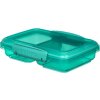 Cutie de prânz Sistema Lunch Small Split cu 2 compartimente 350 ml, mentă