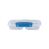 Cutie de prânz Sistema To Go Small Split cu 2 compartimente, 350 ml, albastră