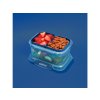 Cutie alimentară impermeabilă Sistema Divided To Go STAX 1 l, 1 l, albastră