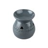 Lampă de aromă ceramică, culoare gri, 117x120 mm