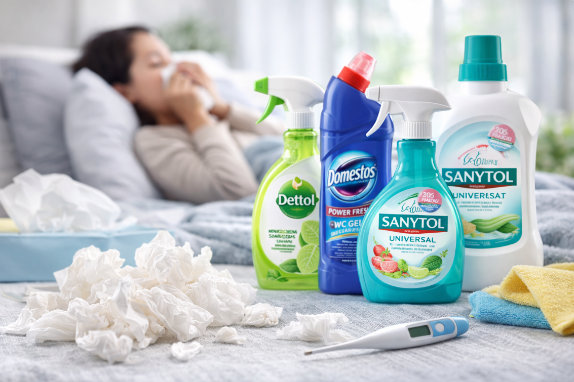 Razkuževanje doma po bolezni