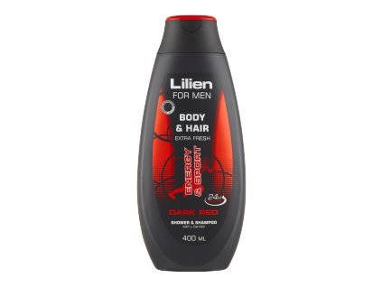 120780 lilien sg for men 400ml dark red