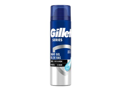 119568 gillette series gel 200ml charcoal